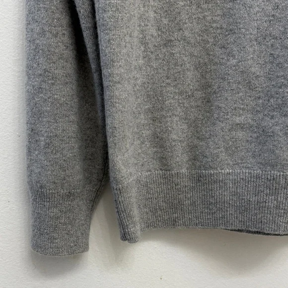 J. Crew Heather Gray Cashmere Knit - Picture 5 of 6